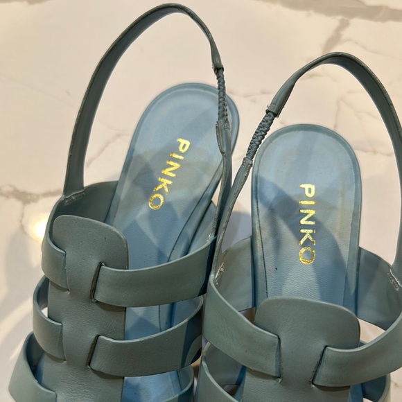 Chic Blue Slingback Heels by PINKO - Picture 5 of 5